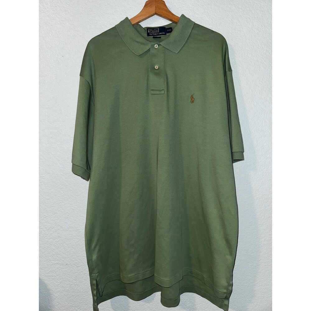 Polo Ralph Lauren Polo Shirt Mens XXL Green Short Sleeve Pony Logo Sri Lanka